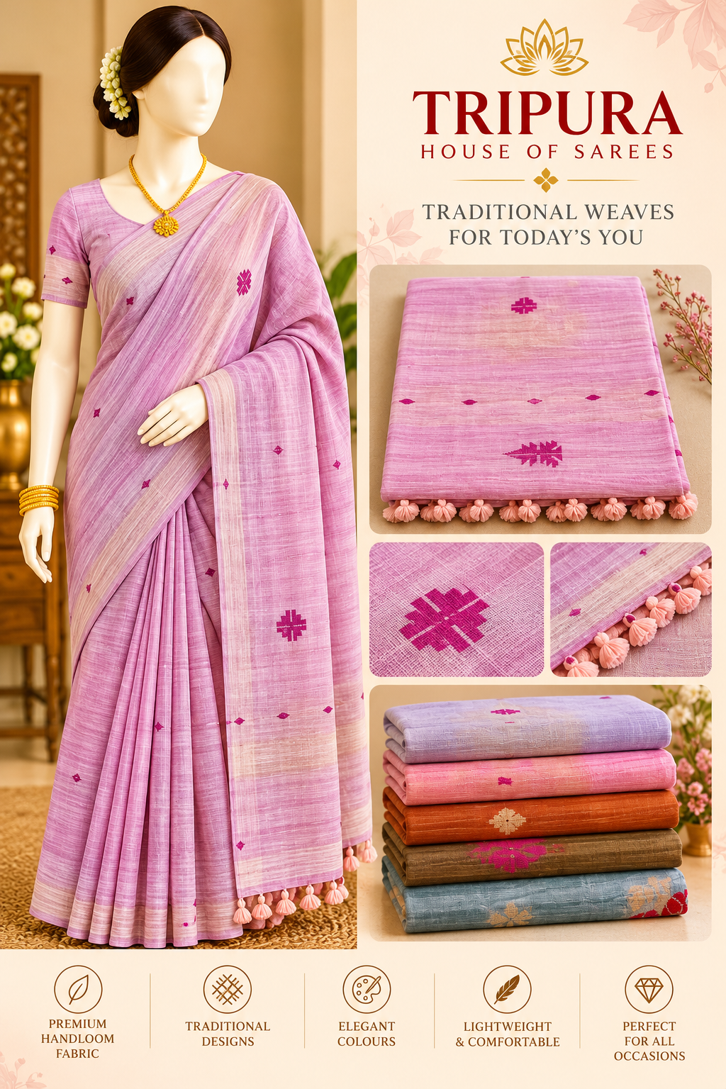 Elegant Tripura Saree Collection Elegant Tripura Saree Collection