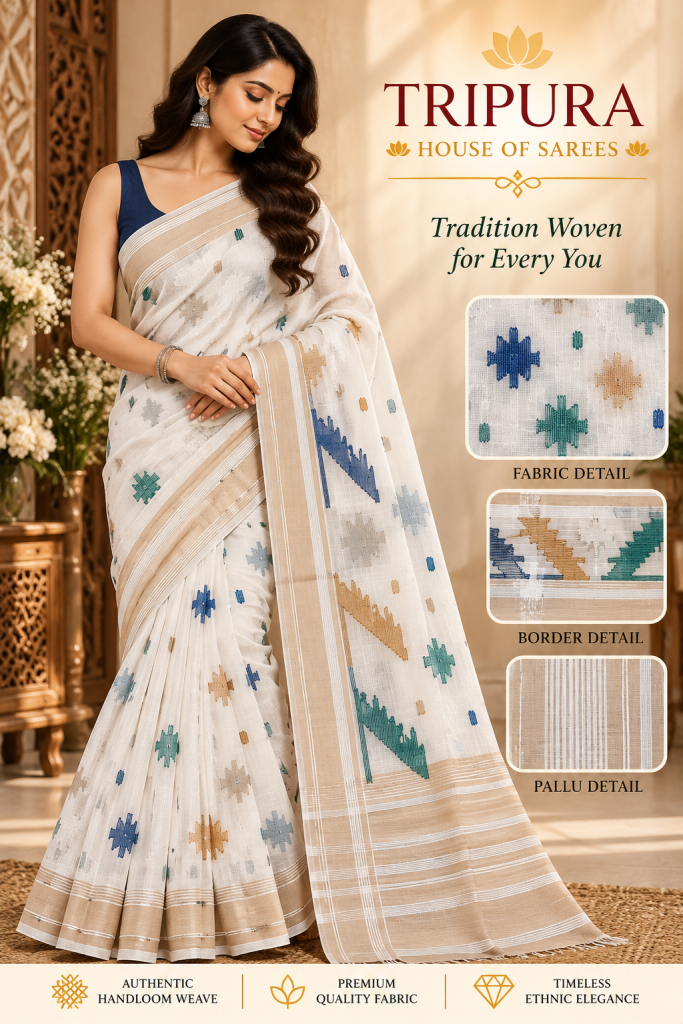 Cotton Jamdani Saree