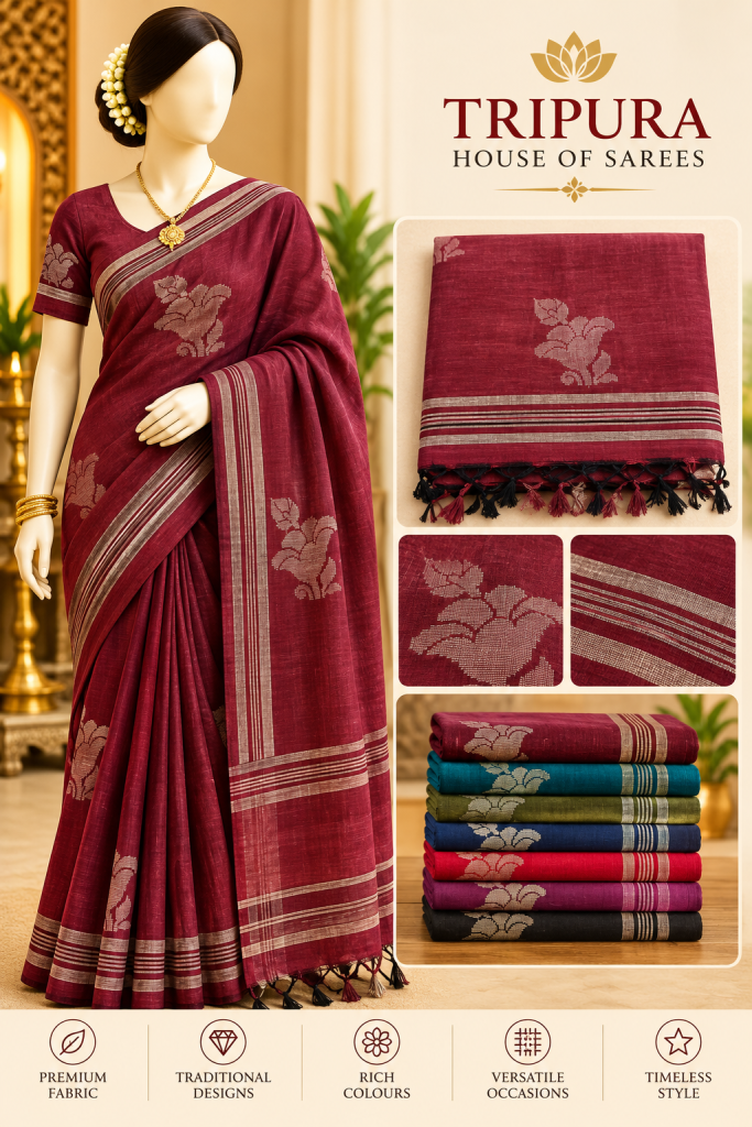 Tisue Matka Jamdani sarees