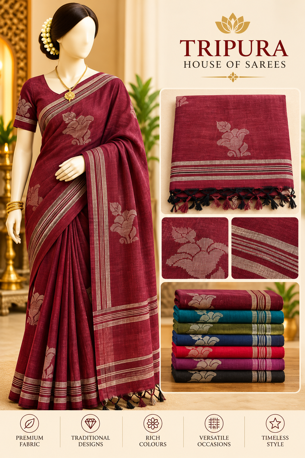 Tripura House of Sarees Collection