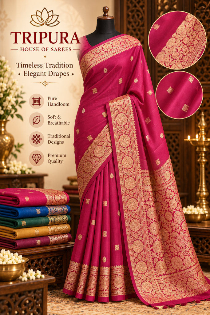Traditional Kanchi Pattu Saree