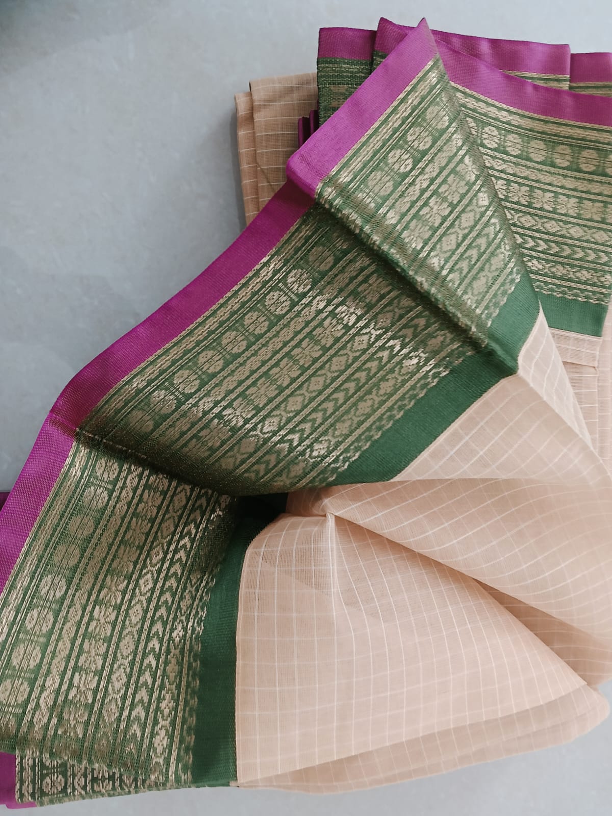 Cotton Gadwal saree - Image 4