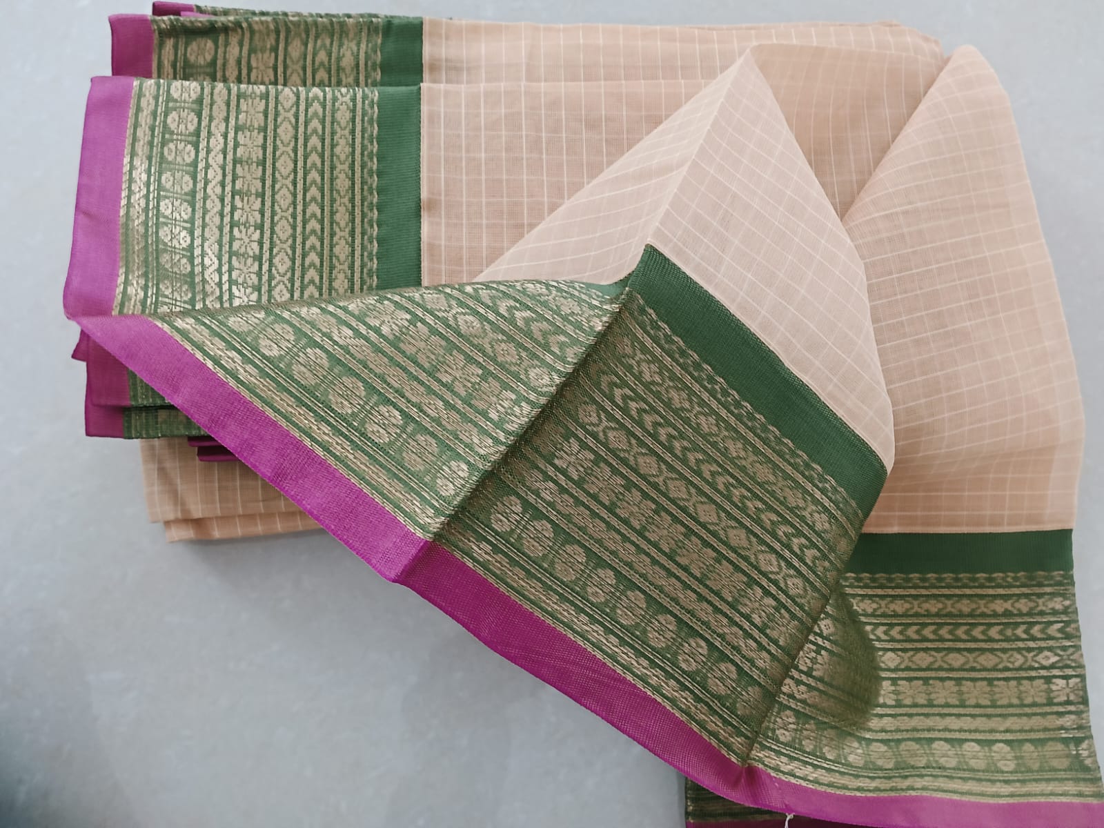 Cotton Gadwal saree - Image 5