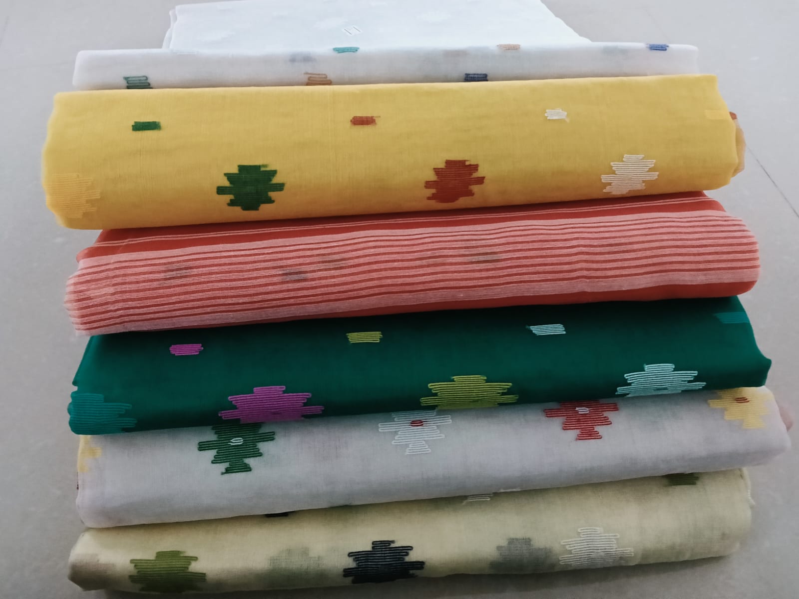 Cotton Jamdani Saree - Image 5