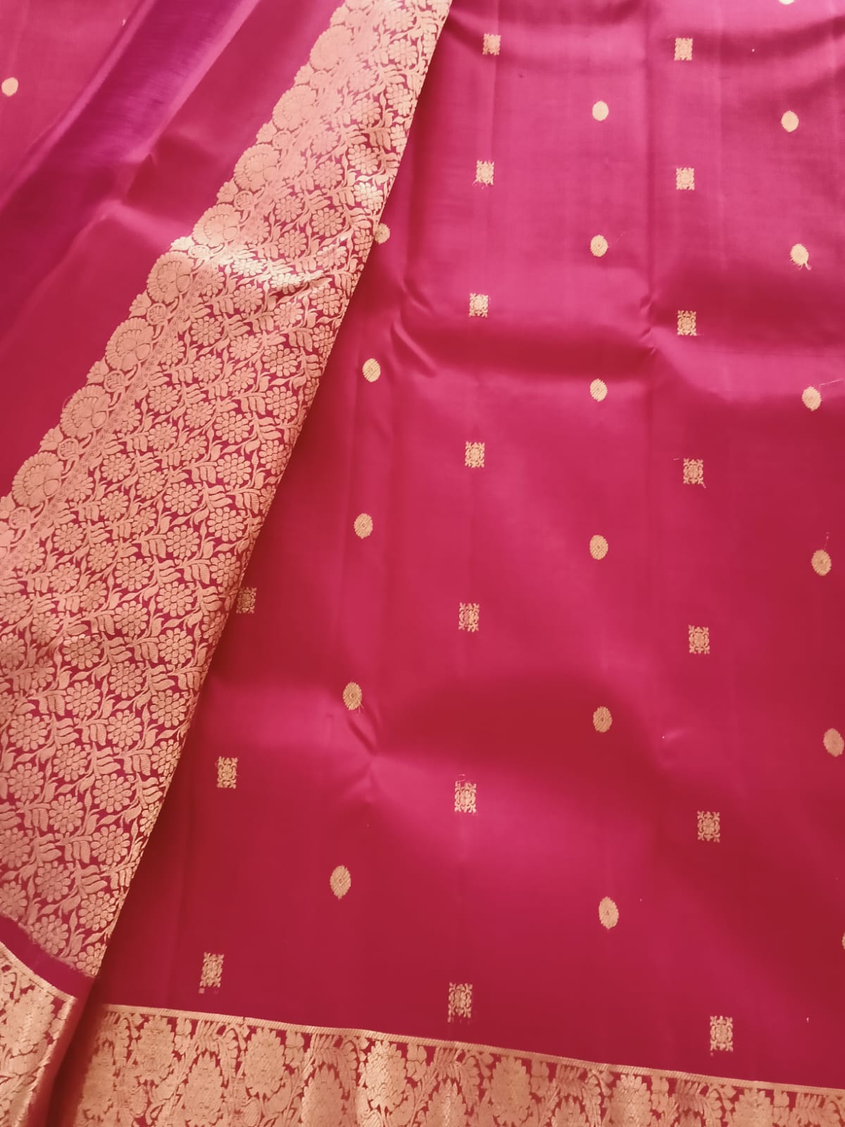 Traditional Kanchi Pattu Saree - Image 4