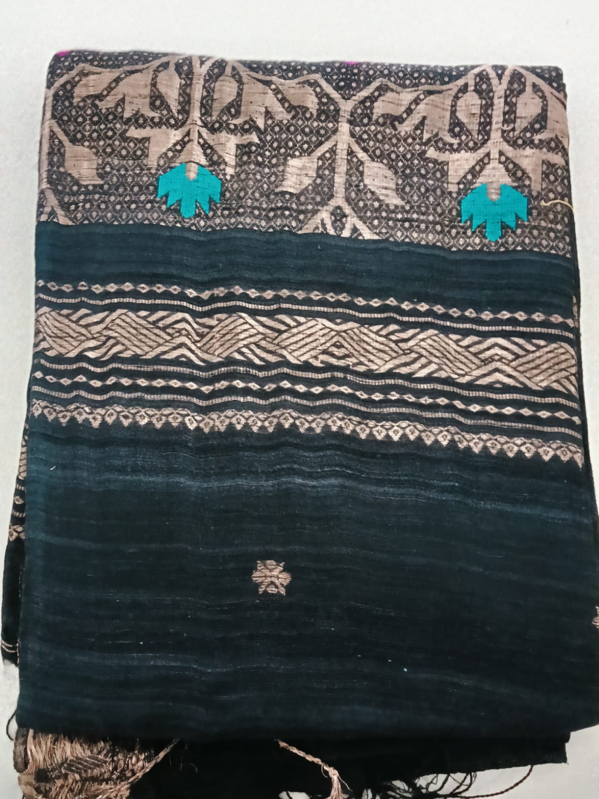 Lenin Matka Jamdani Saree - Image 3